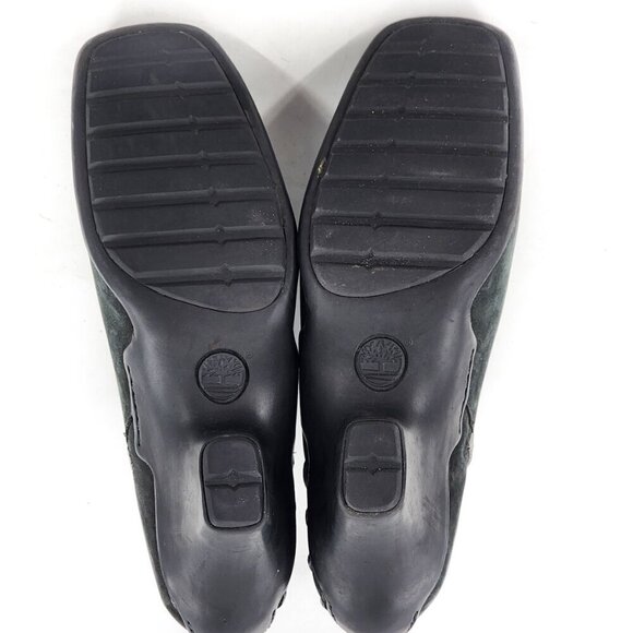 TIMBERLAND Baychester Black Nubuck Square Toe Heel Side Zip Ankle Boot - Picture 9 of 9